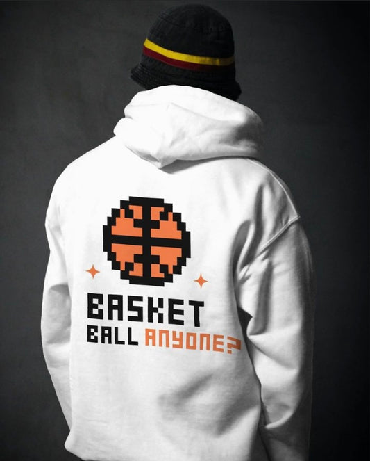 DELUSION White BASKETBALL Exclusive Hoodie