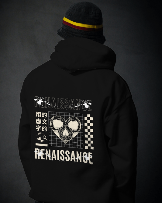 DELUSION | Renaissance Premium Black Hoodie